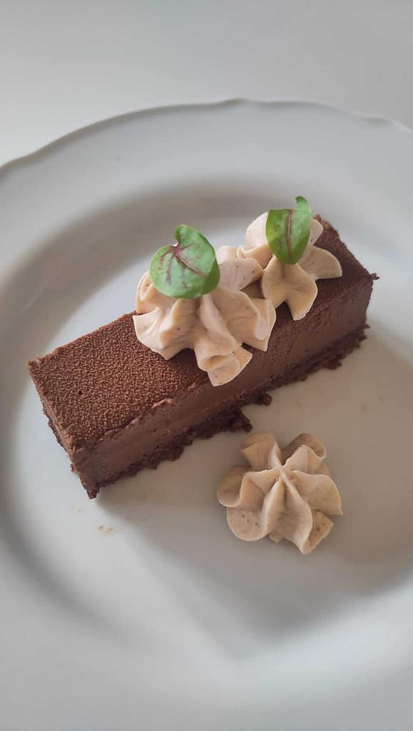 dessert gastronomique seminaire avec chef prive domaine du patis de la bouteillerie vertou