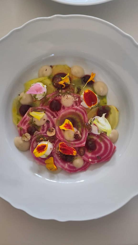 seminaire avec chef prive exemples de plats gastronomiques domaine du patis de la bouteillerie Vertou