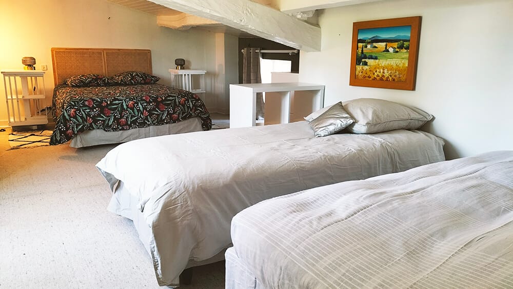 gite chambre 2 vue lit simple