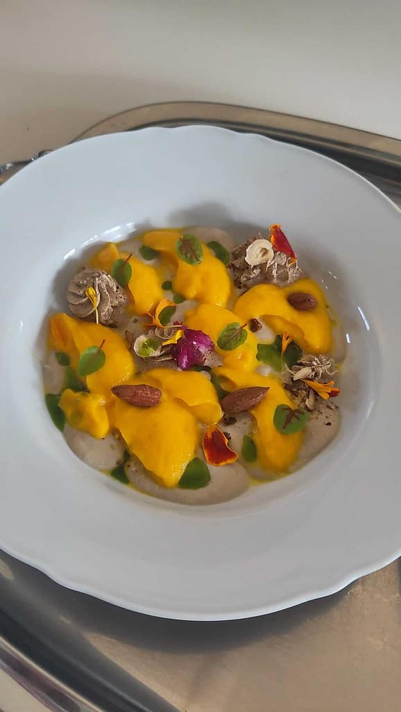 entree gastronomique seminaire avec chef prive domaine du patis de la bouteillerie vertou